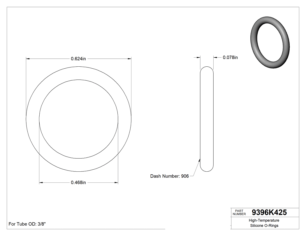 Technical drawing - 9396K425